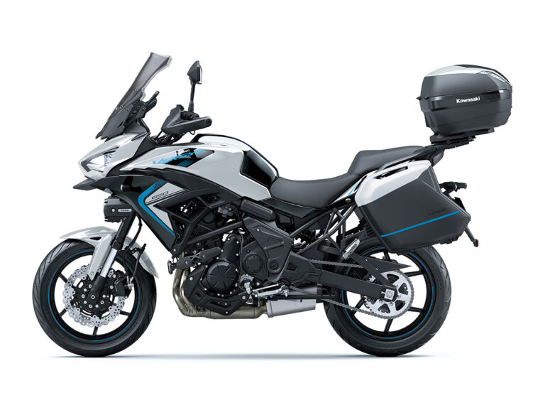 versys 650 tr - esquerda